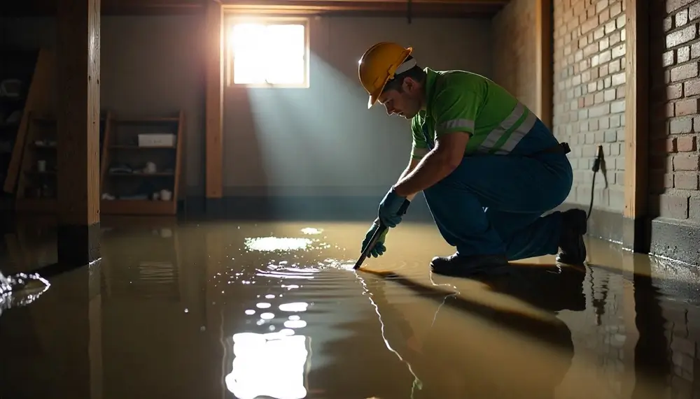 Professional water damage restoration services in Springport, MI